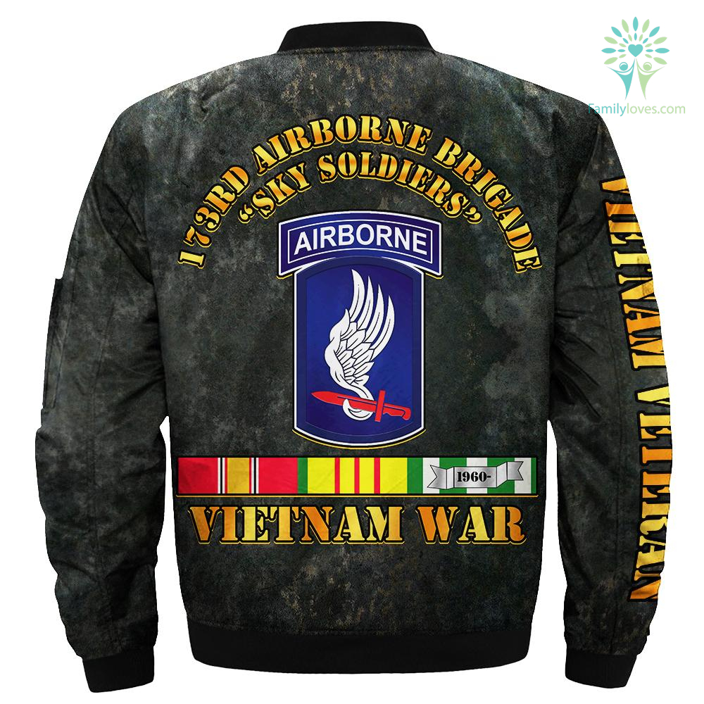 173rd Airborne Brigade sky soldiers Vietnam war over print