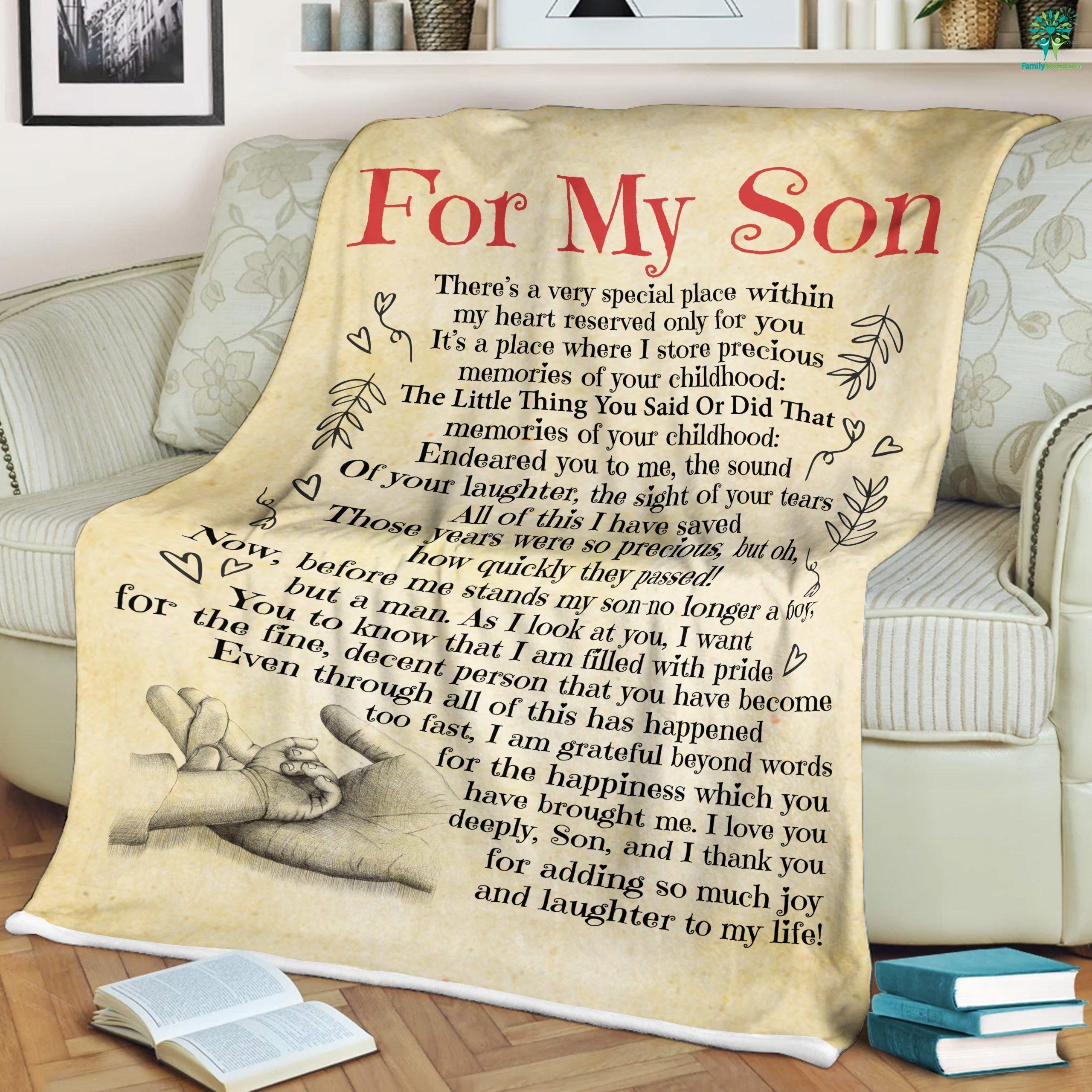 Details about   Love You Forever Blankets For Son From Mom Fleece Sherpa Blanket Gifts For Xmas 