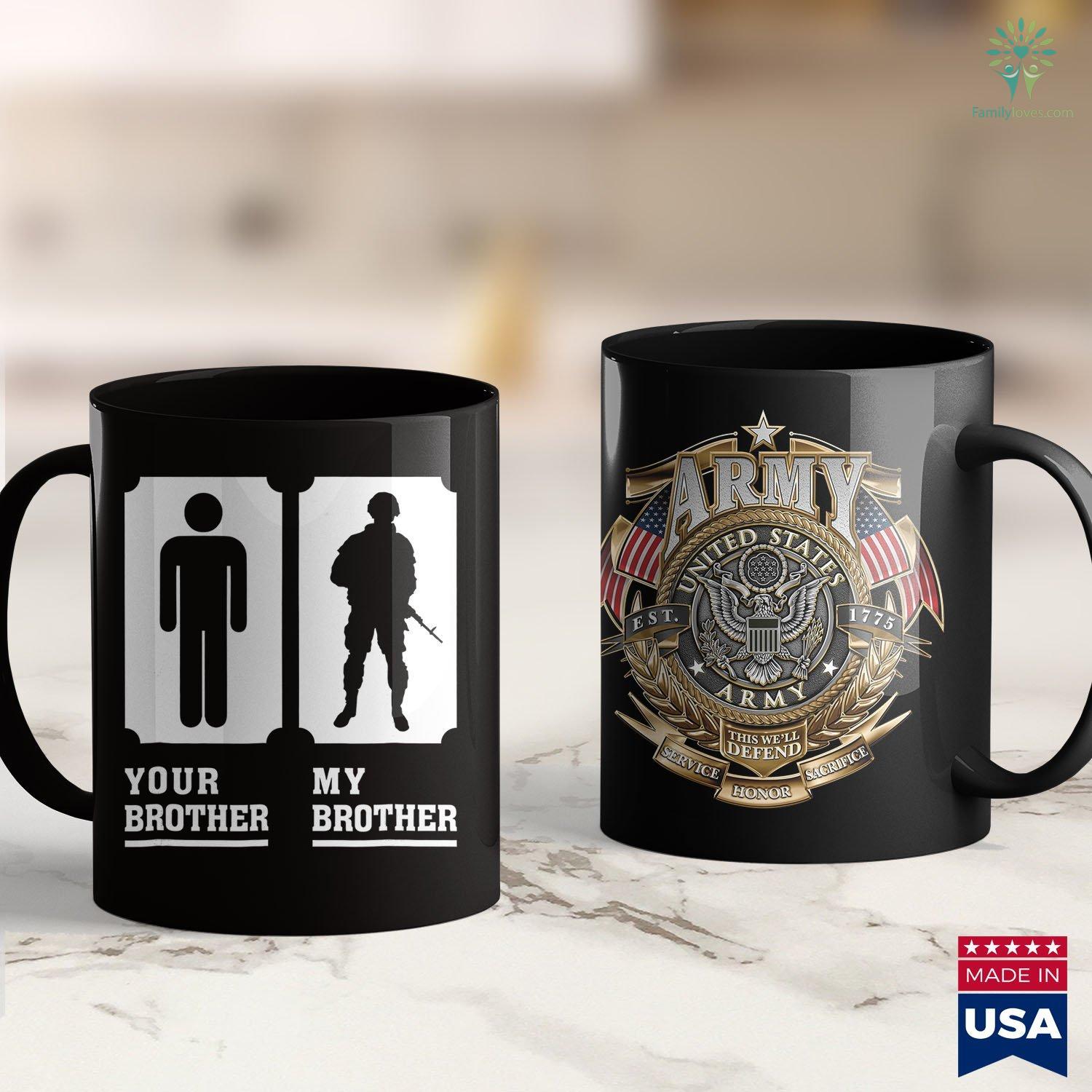 I got your six brother Military DD 214 gift ex soldier cup VETERAN coffee mug