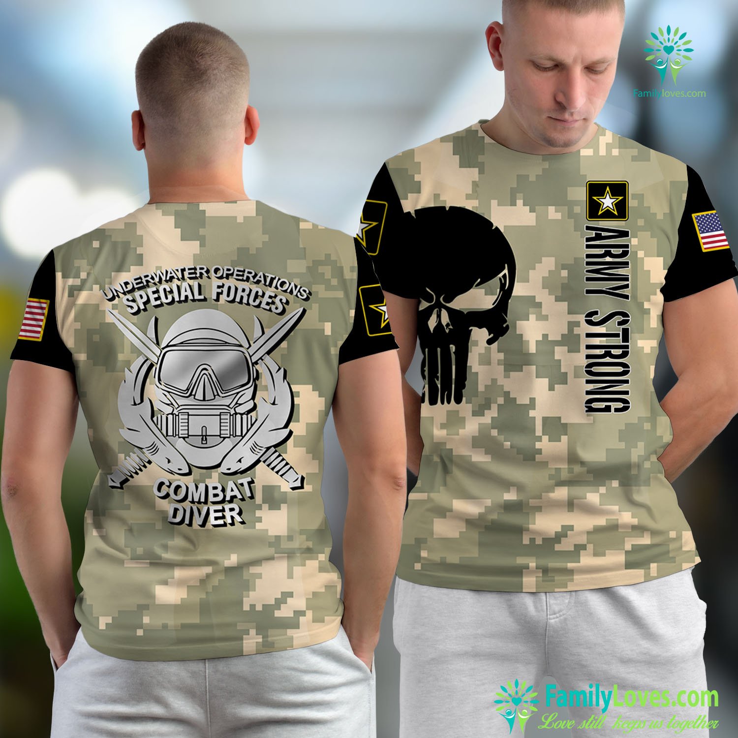 Underwater camouflage t shirt on sale