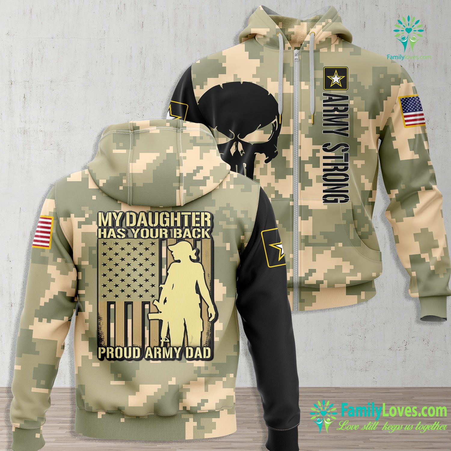 military sweatshirts