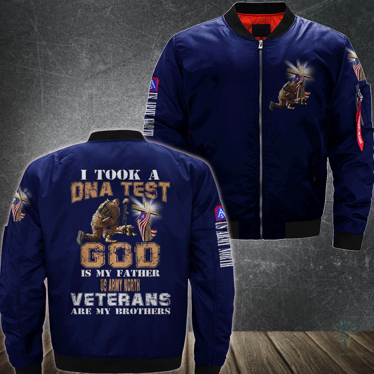 Us Army North Hoodie I Took A Dna Test And God Is My Father Hoodie Tshirt Jacket Sweatshirt